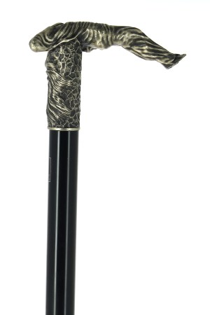 4377-Poignee-Femme-drapee-en-bronze-vieilli-scaled-1